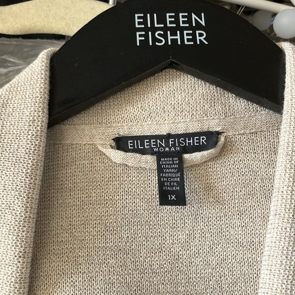 NWOT Eileen Fisher 100% Wool Knit Boxy Jacket size 1X - Picture 4 of 9